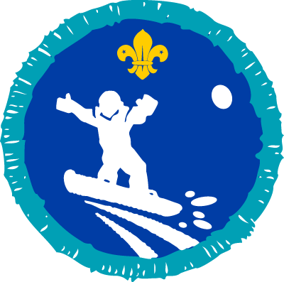 Snowboarding Activity Badge