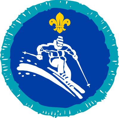 Skiing Activity Badge